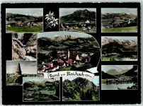87544 W8976 Blaichach , Allgäu - Alpsee Mittaggipfel Starzlachklamm Grünten-Denkmal