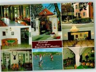 91710 W8820 Gunzenhausen am Altmühlsee - Jagdschloß Haus des Gastes Innenansichten Altmühlsee Windsurfer
