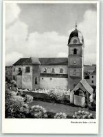 93352 W8428 Rohr , Niederbay - Abteikirche Uhr Friedhof
