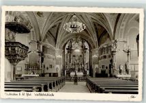 93453 W8497 Neukirchen b Hl Blut Foto AK Wallfahrtskirche Innenansicht Altar