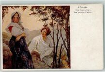 Eine Herzensfrage Verlag T.S.N. Nr. 4 AK Solomko, S. Gebrauchsspuren