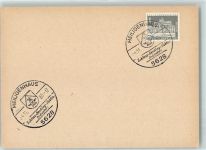42579 W5628 Heiligenhaus b Velbert - Werbestempel Schloss Beschlag Elektro Industrie 1965