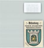 35683 W6340 Dillenburg Vignette Wappen Kaffee Hag ca. 1920-1940 Zinnenturm Goldener Löwe