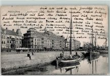 Helsingborg Hälsingborg - Jernvägsgatan Schiff Boot Eisenbahn