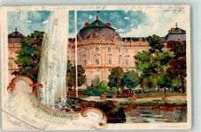 W8700 Würzburg Residenz Verlag Velten Nr. 268 AK Mutter, K. 1900 Lithographie / Künstlerkarte
