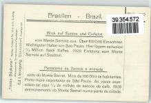 Santos - Trinks Bildkarte 780 Blick auf Santos und Einfahrt