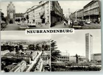 17033 O2000 Neubrandenburg , Meckl - Treptower Tor Turmstraße Haus der Kultur und Bindung