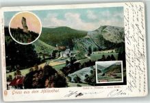 37269 W3440 Eschwege 1904 Lithographie Höllenthal Hotel Frau Holle