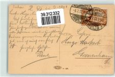 08468 O9800 Reichenbach , Vogtl - Postamt König Albert Denkmal