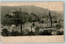 07973 O6600 Greiz 1903 - Oberes und Unteres Schloß Bahnpoststempel