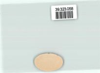 01587 O8401 Gröba Siegelmarke Gemeindeverwaltung Grün Weiß
