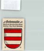 17268 O2091 Groß Fredenwalde - Vignette Wappen Königreich Preußen Prov. Brandenburg Red. Bezirk Potsdam
