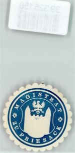 14662 O1553 Friesack Siegelmarke Magistrat zu Friesack