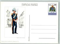 Ganzsache Soldat Uniform