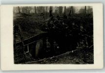 Soldaten Wald Militär Privatfoto AK