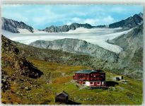 6458 Vent - Vernagthütte mit Vernagtgletscher Hüttenstempel