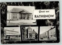 14712 O1830 Rathenow - Kulturhaus HO-Kaufhaus Rat des Kreises Brandenburger Straße