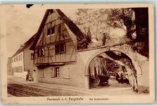 64625 W6140 Auerbach 1917 Gebrauchsspuren die Dorfschmiede