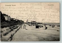 17419 O2251 Seebad Bansin 1913 - Strand Strandkörbe
