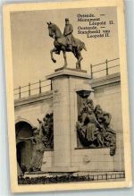 Ostende Oostende Denkmal Leopold II Adel Belgien