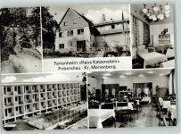 09496 O9344 Pobershau - Ferienheim Haus Katzenstein Klubraum Bettenhaus Speisesaal