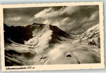 Schwarzwasserhütte Foto AK 1651 m Schnee Steinmandl 1984 m