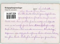 Kriegsgefangenenpost Leopold Stalag XI A Feldpoststempel WK II Kriegsgefangener 1942