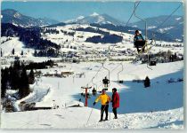 6344 Kössen Foto AK Staffenberglift Ski Sport Winter Schnee