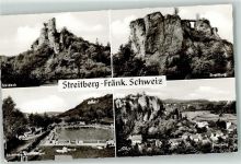 91344 W8551 Streitberg , Oberfr - Neideck Streitburg Schwimmbad