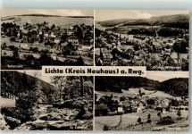 98739 O6427 Lichte - am Rennweg Teilansicht Wallendorf Geiersthal Im Lichtetal