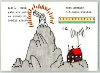 W8358 Alkofen b Vilshofen, Niederbay Bergkristall Qsl-Karte