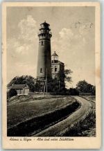 18556 O2331 Arkona Gebrauchsspuren Leuchtturm alt u. neu
