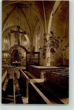 Kirchen Inneres Kruzifix Altar Leuchter Kirche
