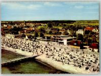 23747 W2435 Dahme , Holst - Fliegeraufnahme Strand Seebrücke Promenade