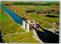 21379 W2127 Scharnebeck b Lüneburg - Vogelschau Schiffshebewerk Scharnebeck