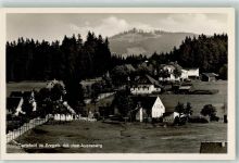 08309 O9404 Carlsfeld , Erzgeb Foto AK mit dem Auersberg Gasthaus Talsperre Hüttenstempel