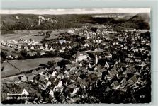 89143 W7902 Blaubeuren - mit Rathaus Stadtkirche St. Peter und Paul und Schöne Lau Schule