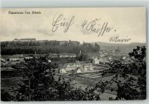 57230 Bitche 1913 - Panorama von Bitsch Kirche Festung