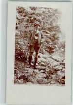 Tracht Fernglas Wandern Privatfoto AK