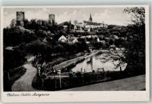 04655 O7234 Kohren-Sahlis - Burgruine mit St. Gangolf Kirche