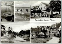 18586 O2356 Baabe , Ostseebad - Strand