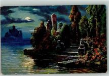 Werbung Underberg Serie Burgen aus alter Zeit Nr.4 Burg / Schloss
