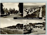 18181 O2553 Graal-Müritz , Seeheilbad - Strand Strandkörbe