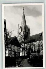 37194 W3417 Bodenfelde Foto AK Ev. Kirche