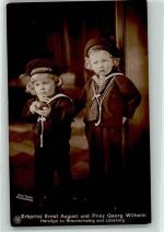 Erbprinz Ernst August und Prinz Georg Wilhelm NPG Adel Braunschweig 1917