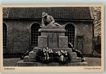 38836 O3601 Anderbeck - Kriegerdenkmal Kränze