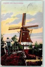 27726 W2862 Worpswede 1909 - Windmühle mit Müller
