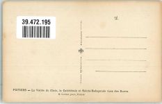 86000 Poitiers - la Vallee du Clain la Chatedrale et Sainte Radegonde vues des Dunes