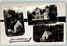 31737 W3262 Steinbergen , Wesergeb Foto AK Pension Haus Waldfrieden