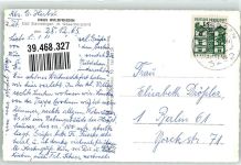 31737 W3262 Steinbergen , Wesergeb Foto AK Pension Haus Waldfrieden